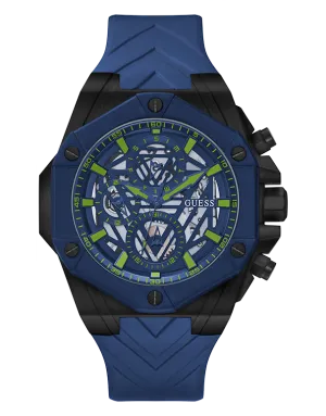 Montres Jewelry Guess - Montre Guess en silicone Blue Formula - GW0579G3 - 786533