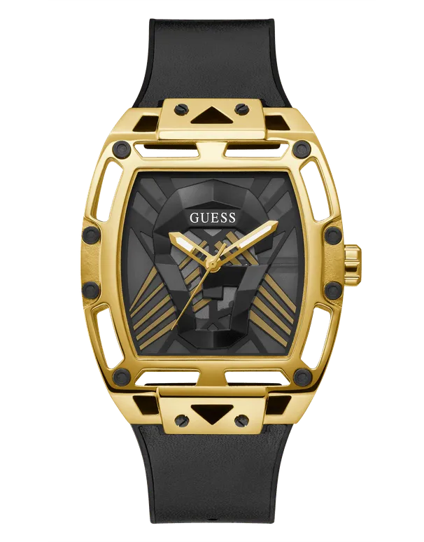 Montres Jewelry Guess Guess - Montre pour Hommes Phoenix Noir et Or - GW0500G1 - 785679