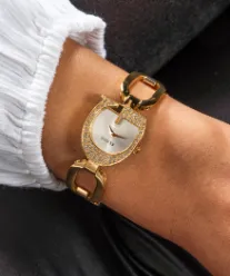 Montres Jewelry Guess Guess - Montre analogique pour femmes Gia en ton or - GW0683L2 - 788153
