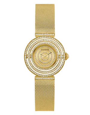 Montres Jewelry Guess Guess - Montre en maille cristal Gold Dream - GW0550L2 - 786527