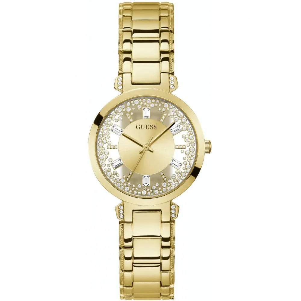 Montres Jewelry Guess GUESS en acier inoxydable doré pour femme GW0470L2