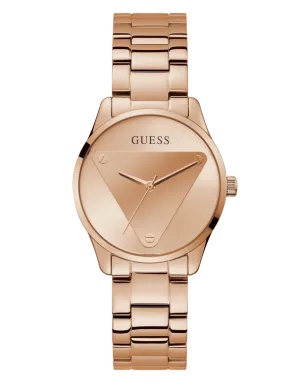 Montres Jewelry Guess Guess - Monture en or rose avec logo emblème pour femme - GW0485L2 - 785669