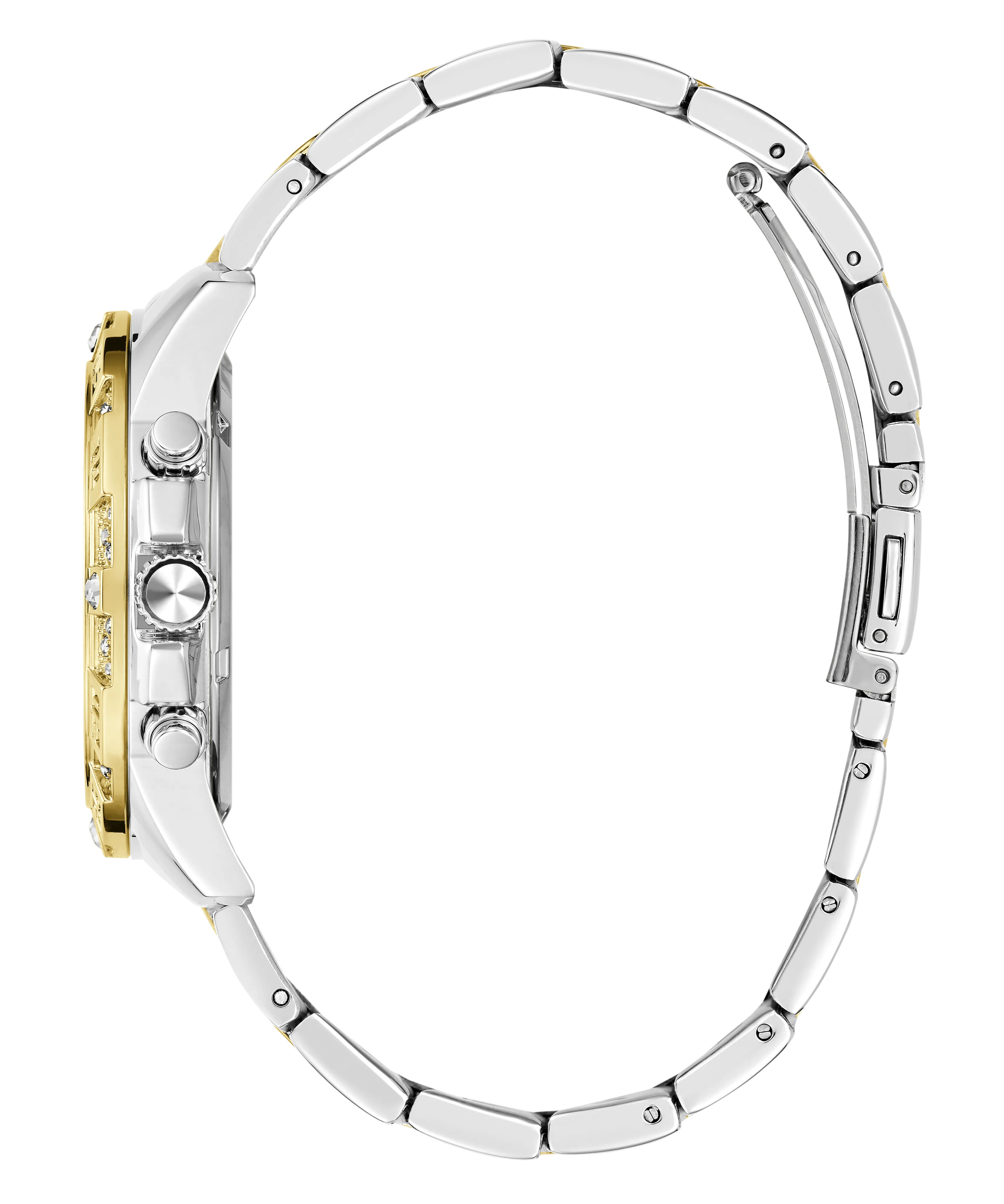 Montres Jewelry Guess Guess - Montre Majesty Polie Bicolore - GW0771L3 - 788627