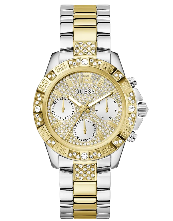 Montres Jewelry Guess Guess - Montre Majesty Polie Bicolore - GW0771L3 - 788627