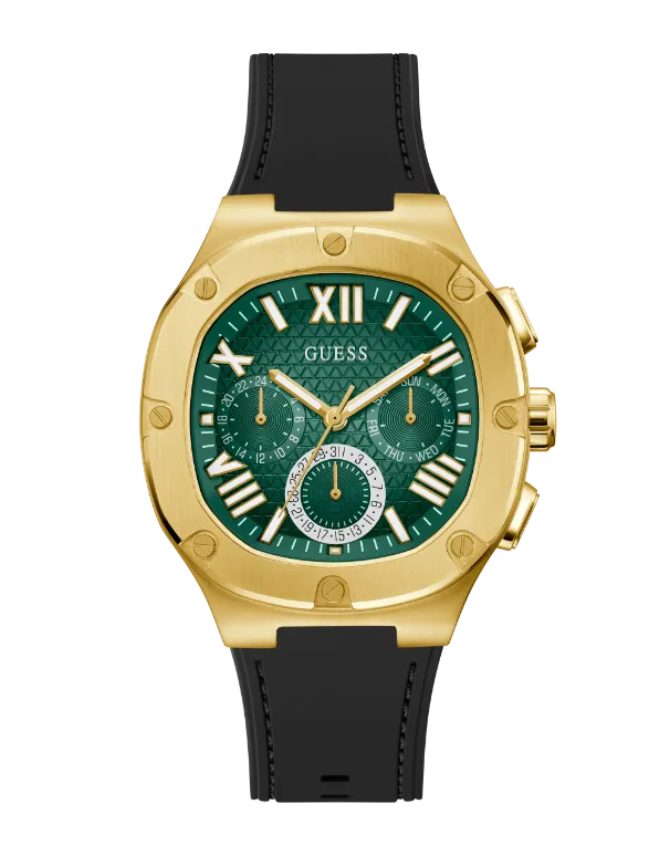 Montres Jewelry Guess Guess - Montre Multifonction Homme Noir Or - GW0571G3 - 787722