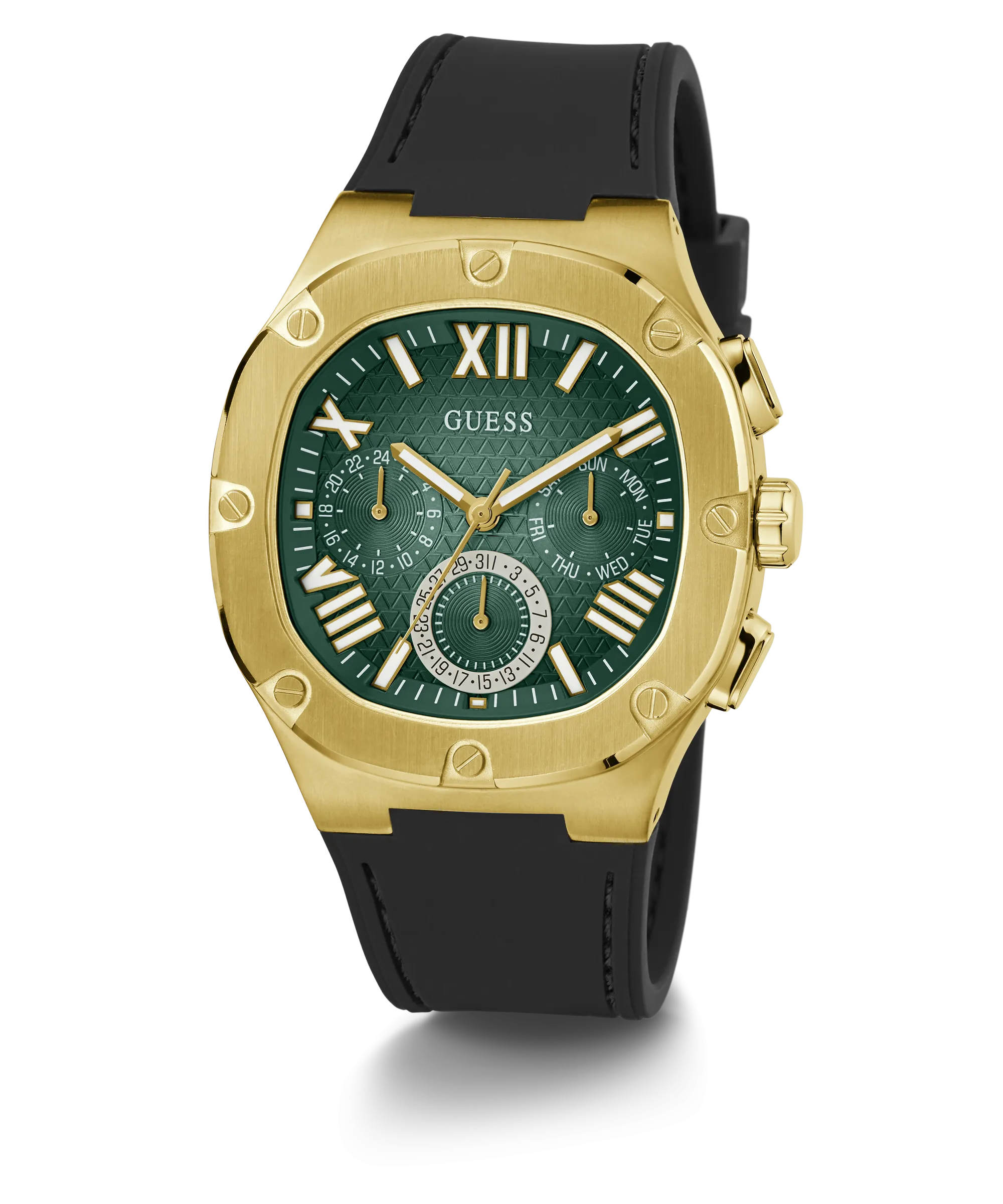 Montres Jewelry Guess Guess - Montre Multifonction Homme Noir Or - GW0571G3 - 787722