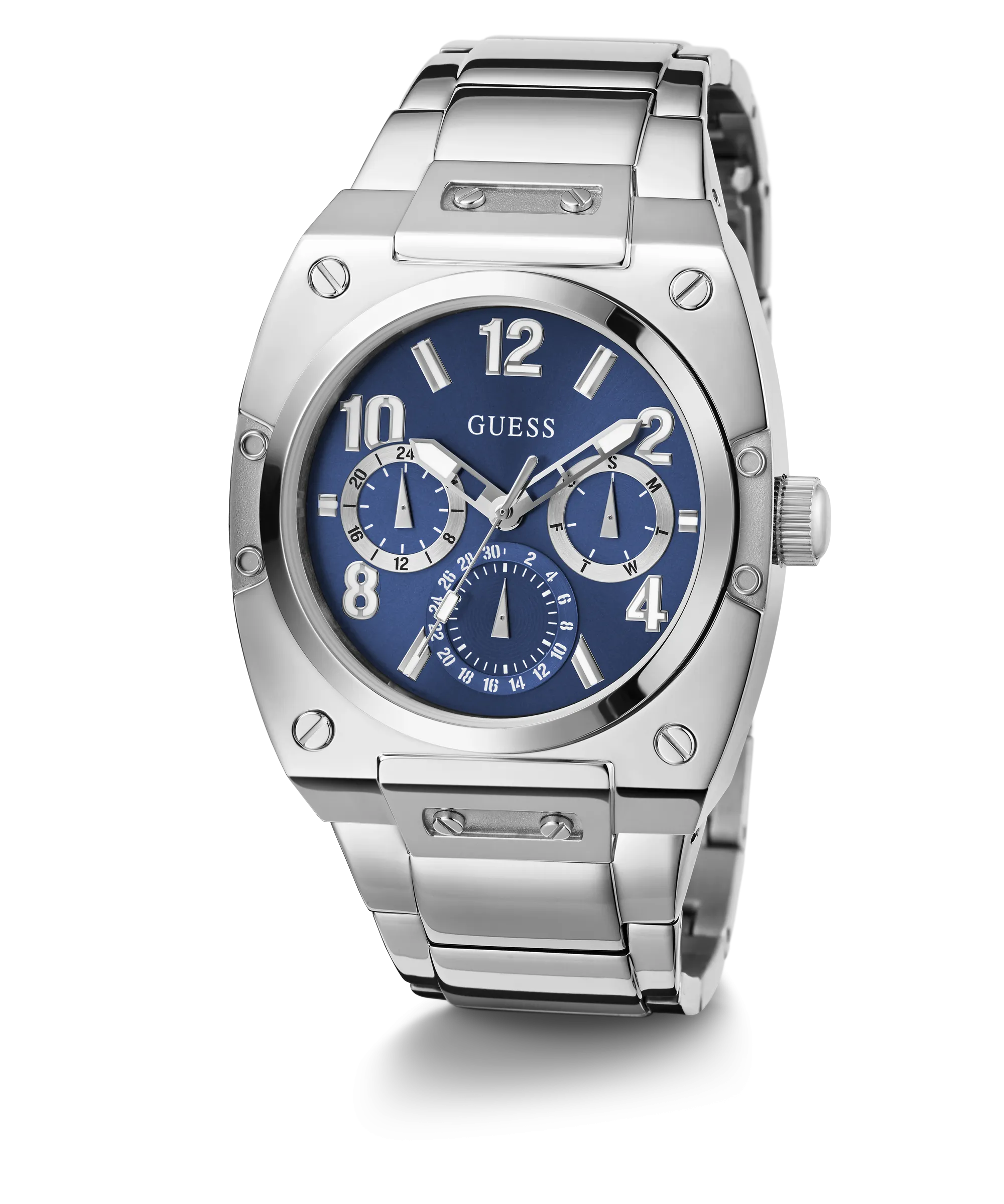 Montres Jewelry Guess Guess - Montre Multifonction pour Homme en Ton Argent - GW0624G1 - 787723