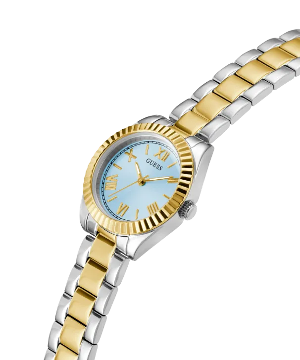 Montres Jewelry Guess - Mini Luna Bicolore Montre Analogique pour Femme - GW0687L4 - 788155