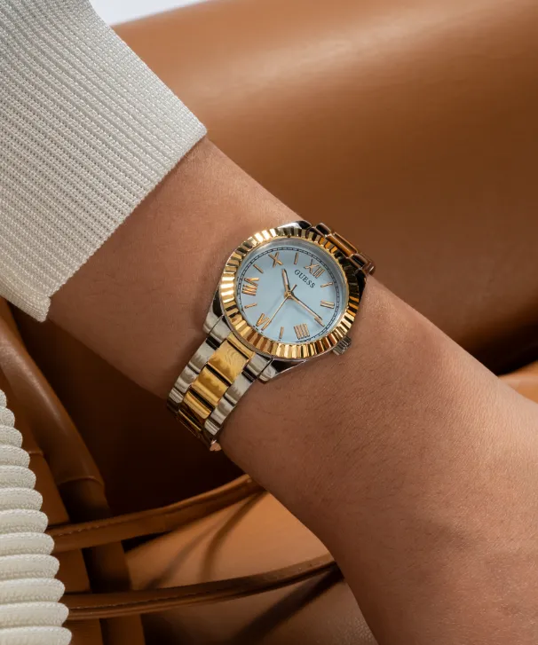 Montres Jewelry Guess - Mini Luna Bicolore Montre Analogique pour Femme - GW0687L4 - 788155