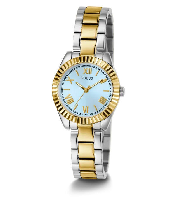 Montres Jewelry Guess - Mini Luna Bicolore Montre Analogique pour Femme - GW0687L4 - 788155