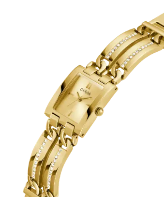 Montres Jewelry Guess - Modèle Id Cadran Doré Montre Analogique pour Femmes - GW0668L2 - 788149