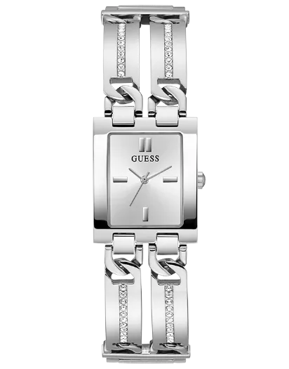 Montres Jewelry Guess - Modèle Id Cadran Argenté Montre Analogique pour Femmes - GW0668L1 - 788148