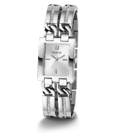 Montres Jewelry Guess - Modèle Id Cadran Argenté Montre Analogique pour Femmes - GW0668L1 - 788148