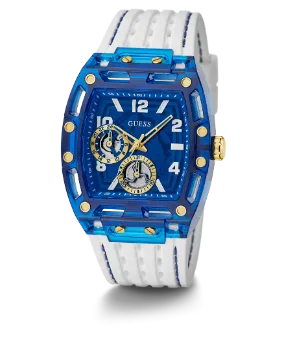 Montres Guess - Montre analogique pour hommes Phoenix Bleu et Blanc - GW0499G6 - 788319