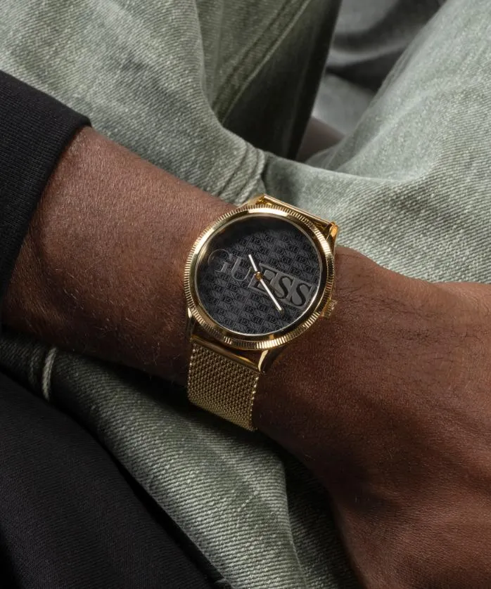 Montres Guess Bijoux Guess - Réputation Montre Analogique pour Homme en Ton Or - GW0710G2 - 788159