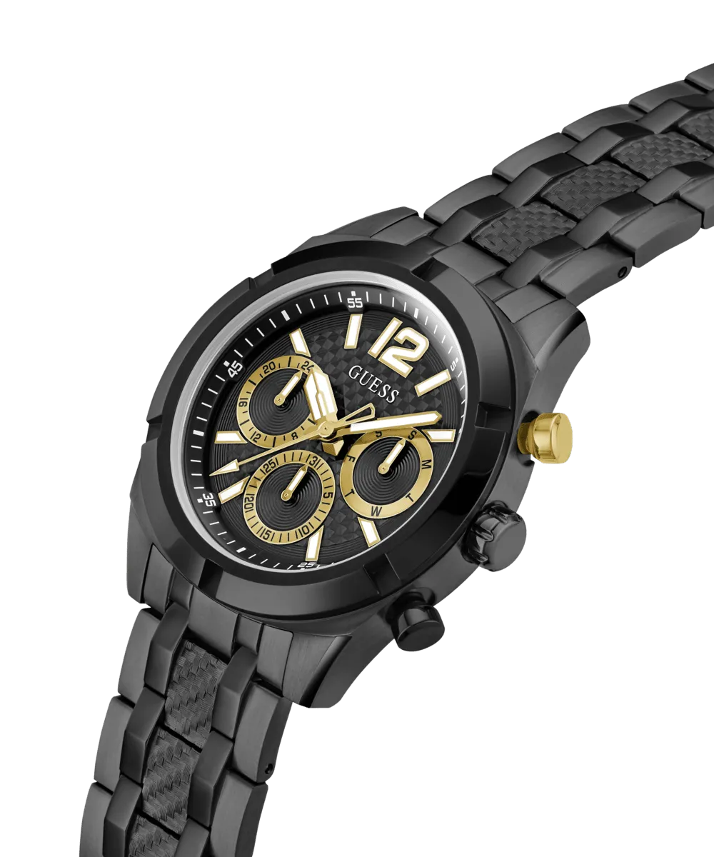 Montre Guess - Montre analogique pour homme en ton noir résistant - GW0714G4 - 788161