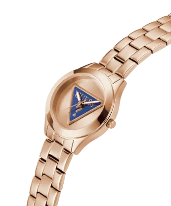 Montres Jewelry Guess Guess - Montre analogique pour femme à trois plaques en ton or rose - GW0675L3 - 788151