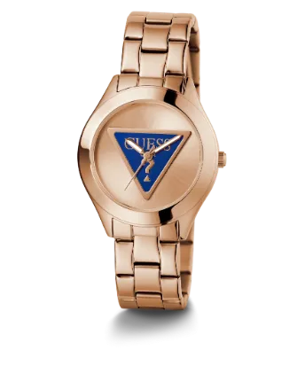 Montres Jewelry Guess Guess - Montre analogique pour femme à trois plaques en ton or rose - GW0675L3 - 788151