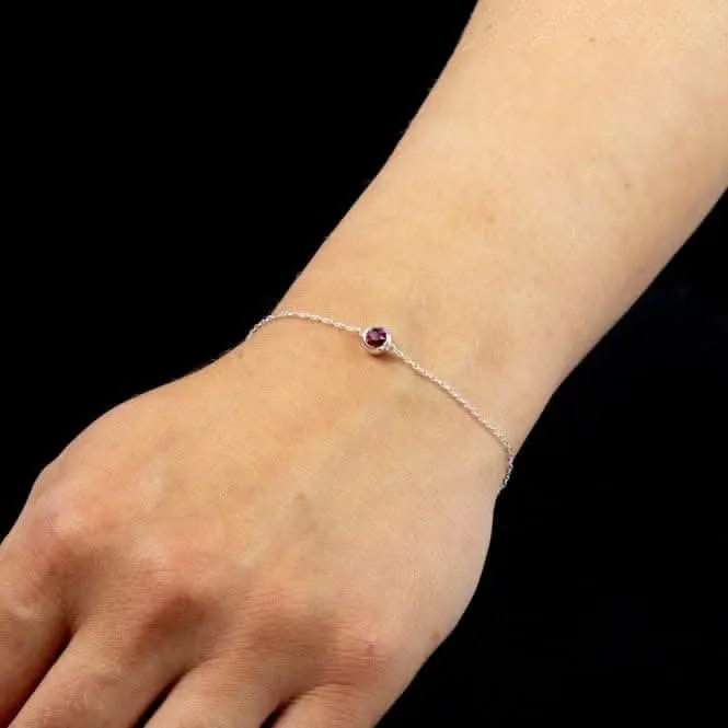 Bracelet en pierre de naissance de juillet avec cristal Swarovski B5290 - Bijoux Beginnings