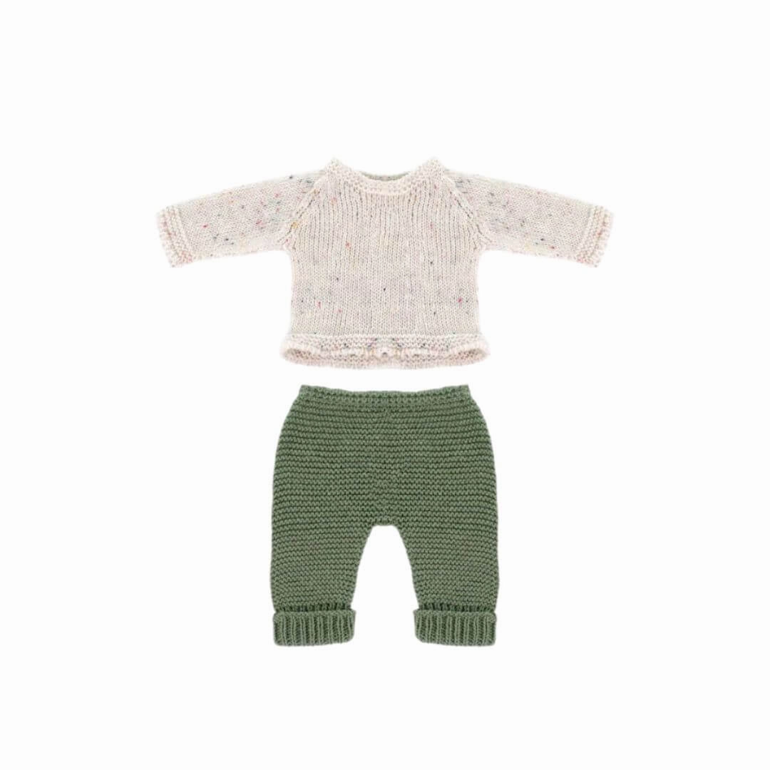 Knit Doll Sweater and Pant Set - 12"