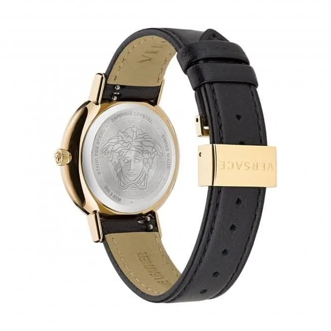 Montre Chic Greca pour Femme Ton Or et Noir VE3D00322