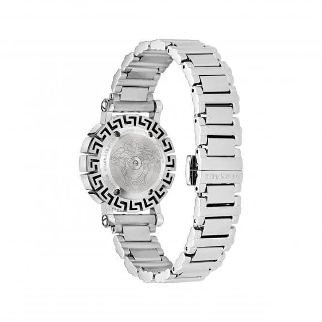 Montre Greca Glam en acier inoxydable argenté pour femmes VE2Q00322
