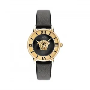 Montre La Medusa Ton Or et Noir pour Femme VE2R00122