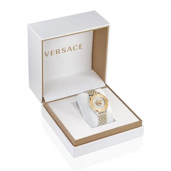 Montre La Medusa Gold Tone Blanc-Argent pour Femme VE2R00222