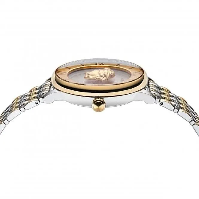 Montre La Medusa Gold Tone Blanc-Argent pour Femme VE2R00222