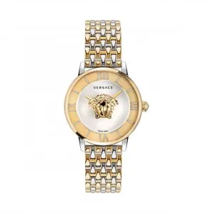 Montre La Medusa Gold Tone Blanc-Argent pour Femme VE2R00222
