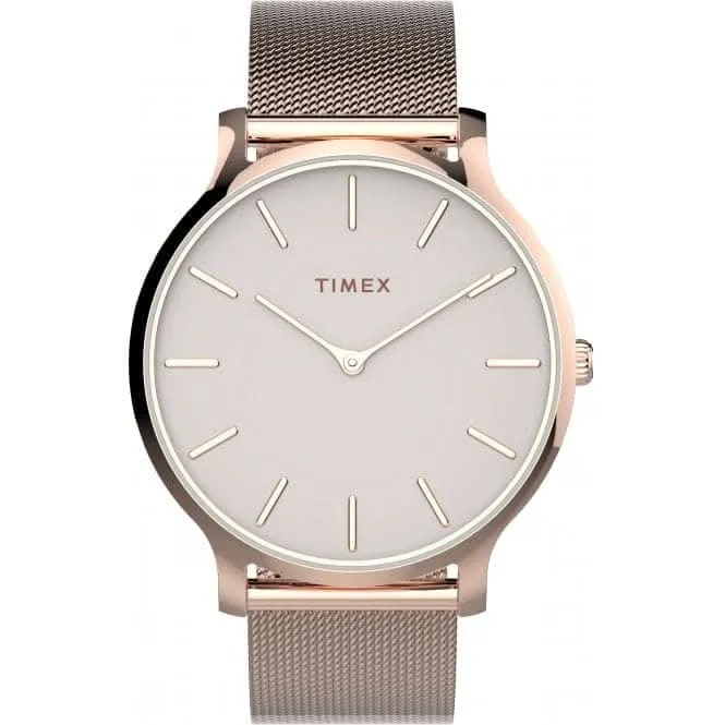 Montre pour femme Transcend en or rose TW2T73900