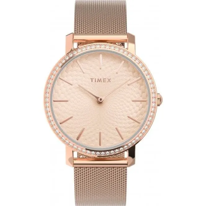 Montre pour femme Transcend en or rose TW2V52500