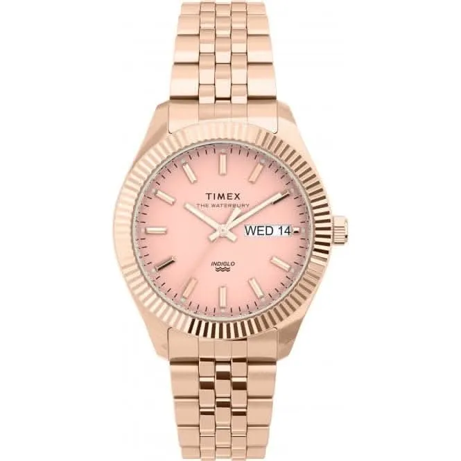 Montre pour femme Waterbury Legacy Boyfriend en or rose TW2U78400