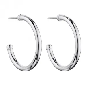 Boucles d'oreilles grand tube 3/4 cerceau E6012 Beginnings Jewellery