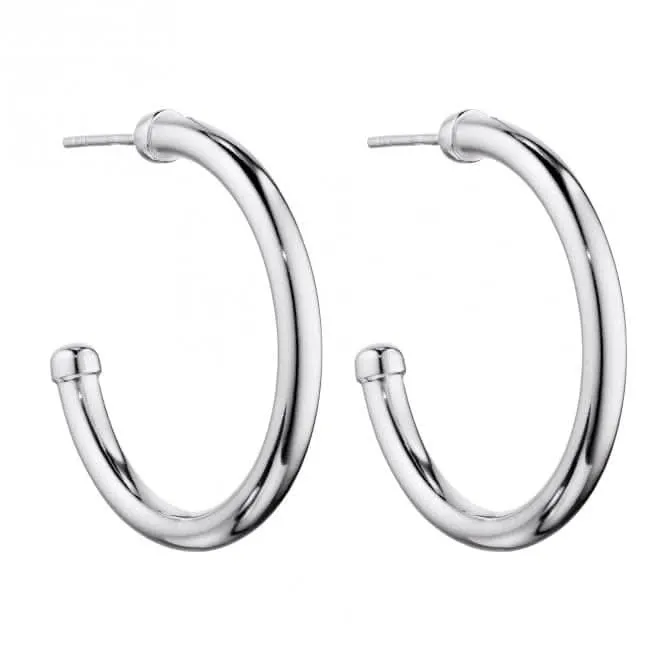 Boucles d'oreilles grand tube 3/4 cerceau E6012 Beginnings Jewellery