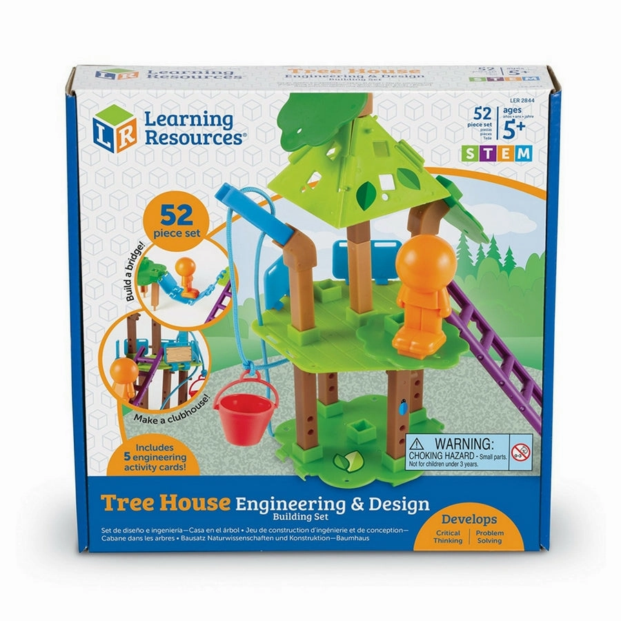 Learning Resources - Tree House Engineering and Design Building STEM Set