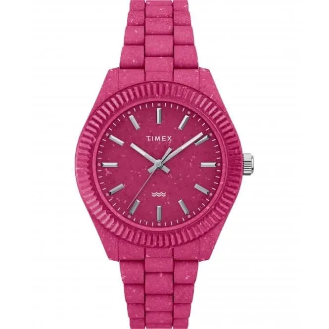 Montre-bracelet Legacy Ocean Pink en plastique recyclé TW2V77200