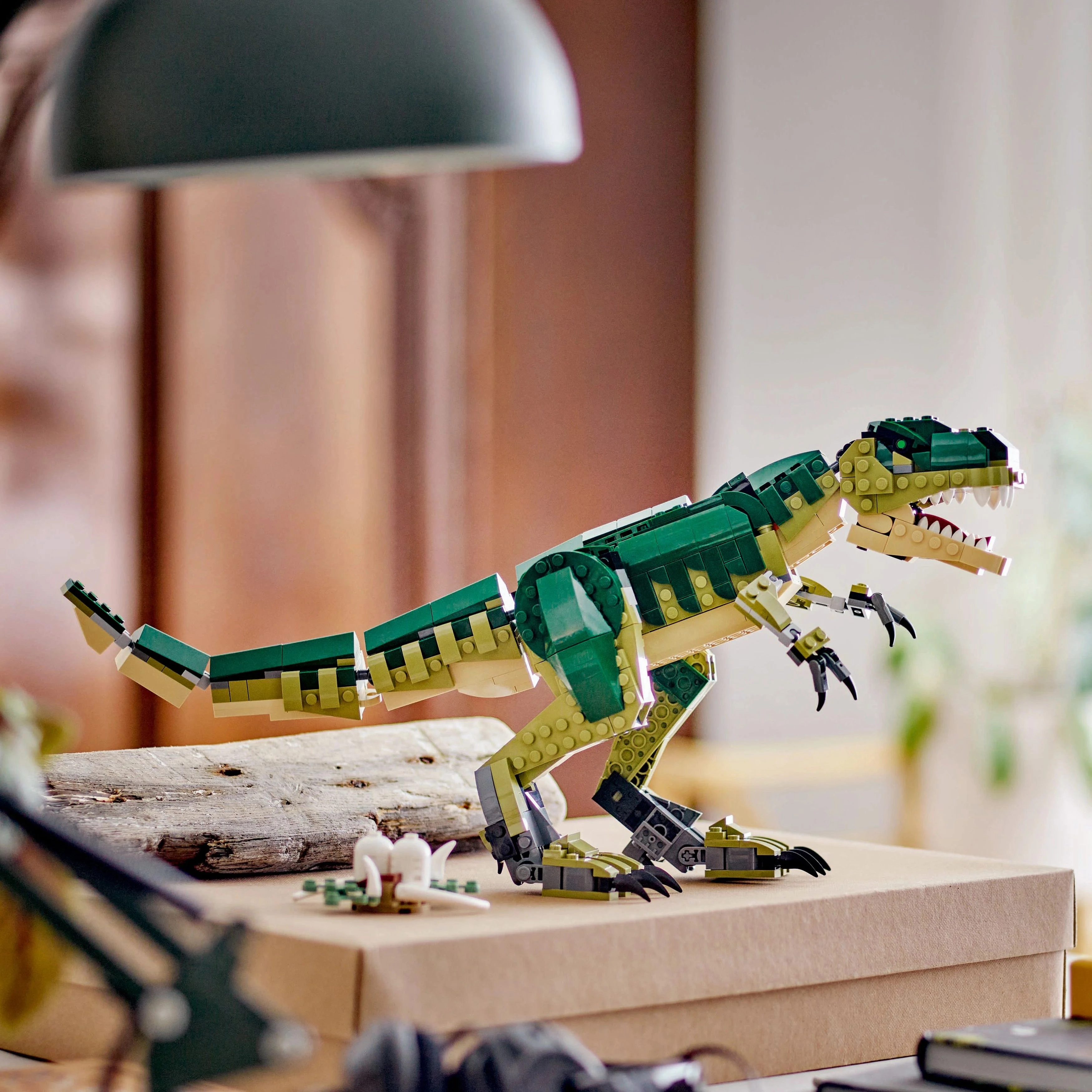 LEGO Creator 3in1 T. rex Dinosaur Toy for Kids to Rebuild into a Triceratops or Pterodactyl 31151