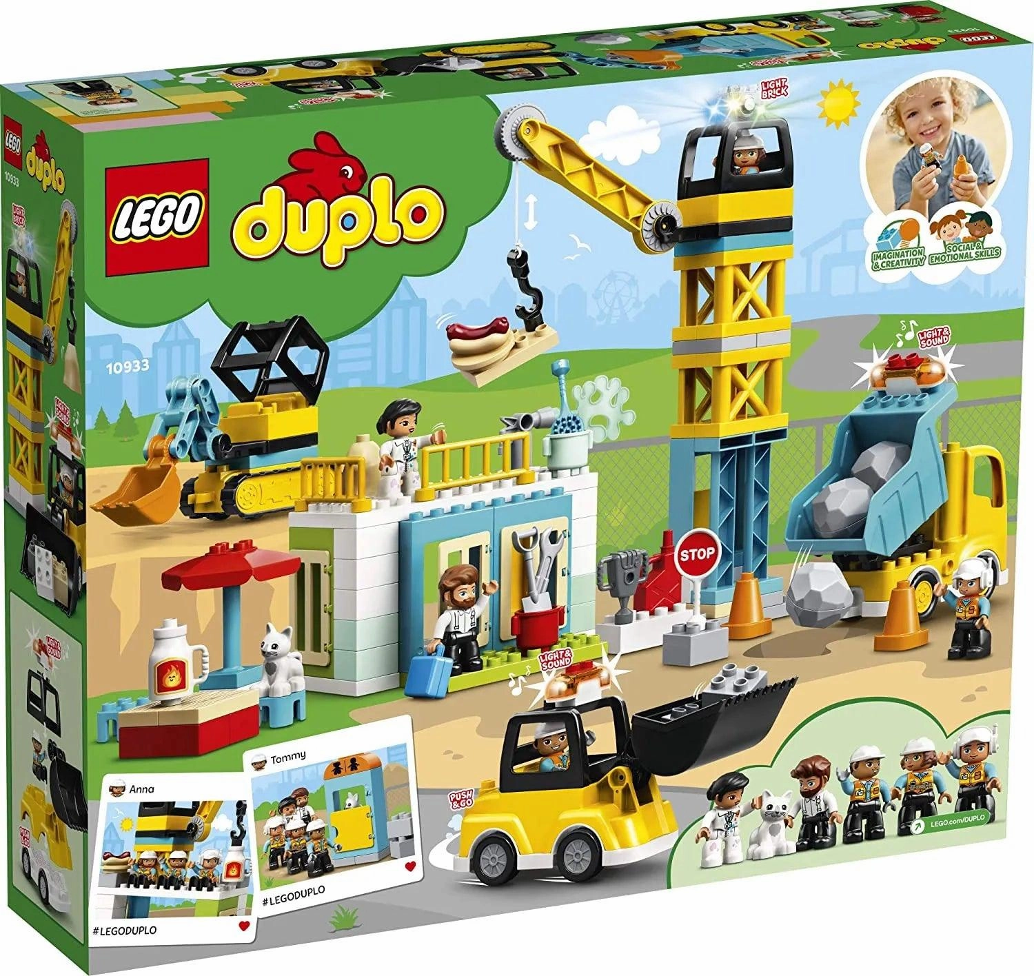LEGO DUPLO 10933 Tower Crane & Construction