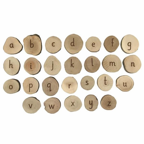 Magic Wood Mini Wooden Alphabet Discs