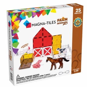 Magna-Tiles - Farm Animals 25-Piece Set Magnetic Tiles