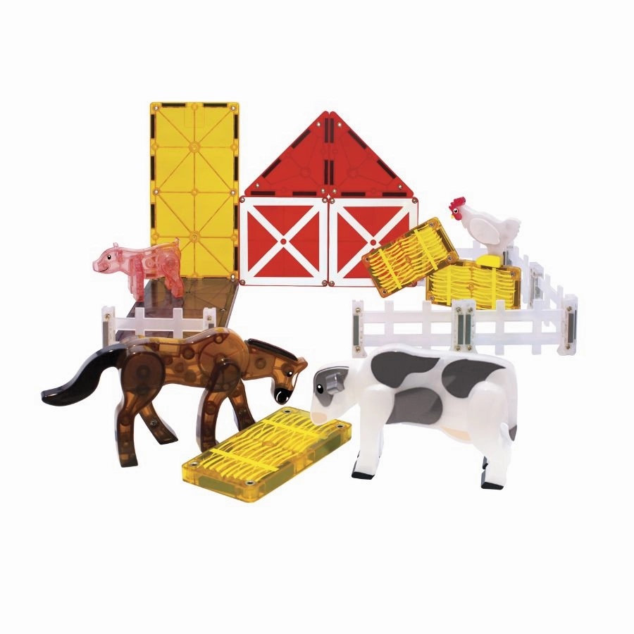 Magna-Tiles - Farm Animals 25-Piece Set Magnetic Tiles