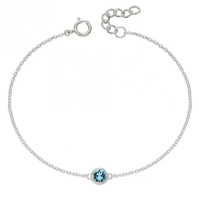 Bracelet de pierre de naissance de mars avec cristal Swarovski B5286 Beginnings Jewellery