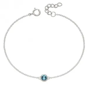 Bracelet de pierre de naissance de mars avec cristal Swarovski B5286 Beginnings Jewellery