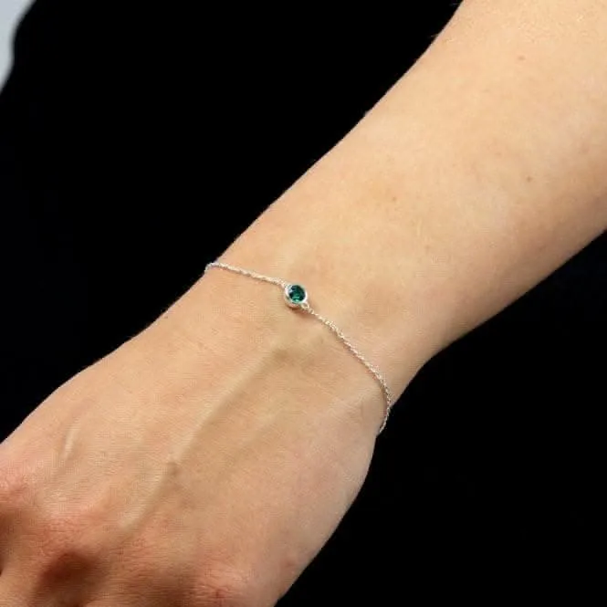 Bracelet en pierre de naissance de mai avec cristal Swarovski B5288 Beginnings Jewellery