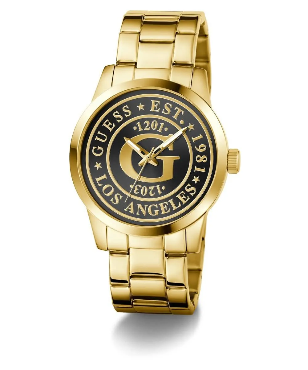 Montre Collegiate Or et Noir pour Homme GW0888G2