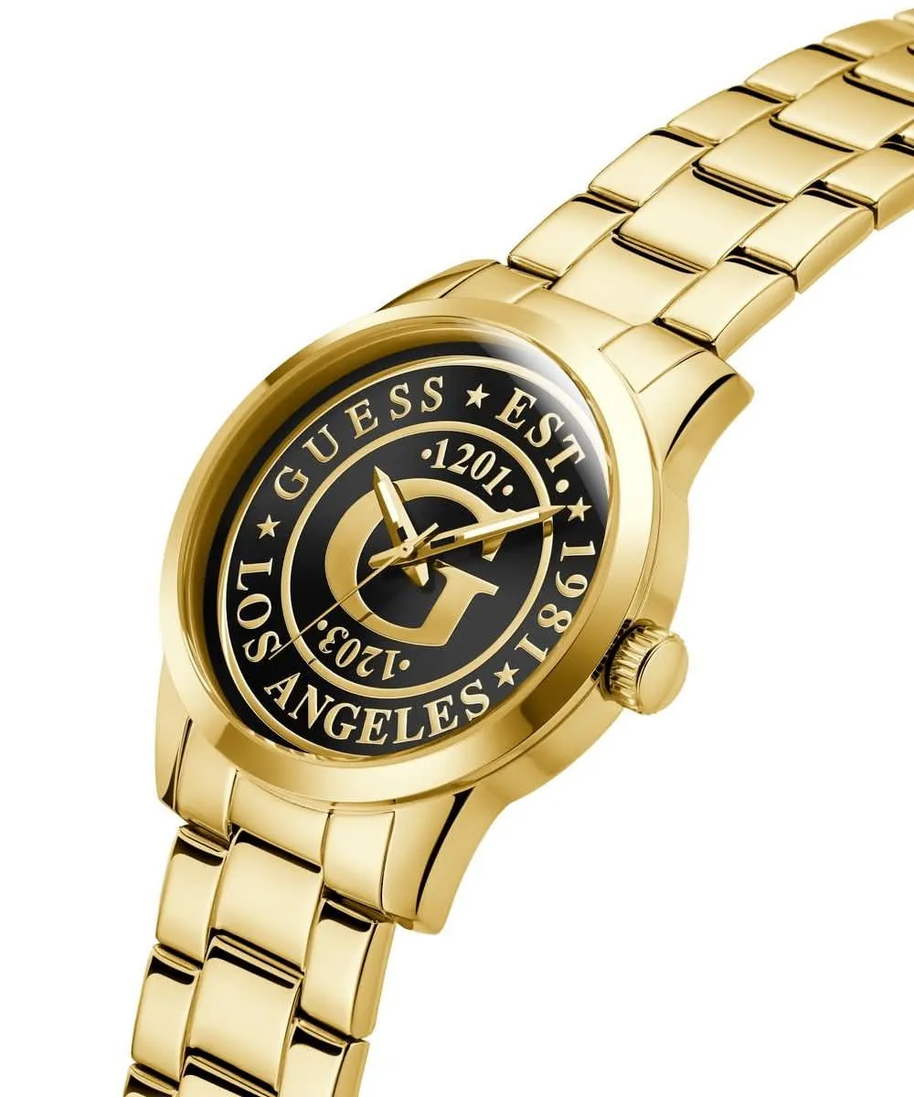 Montre Collegiate Or et Noir pour Homme GW0888G2