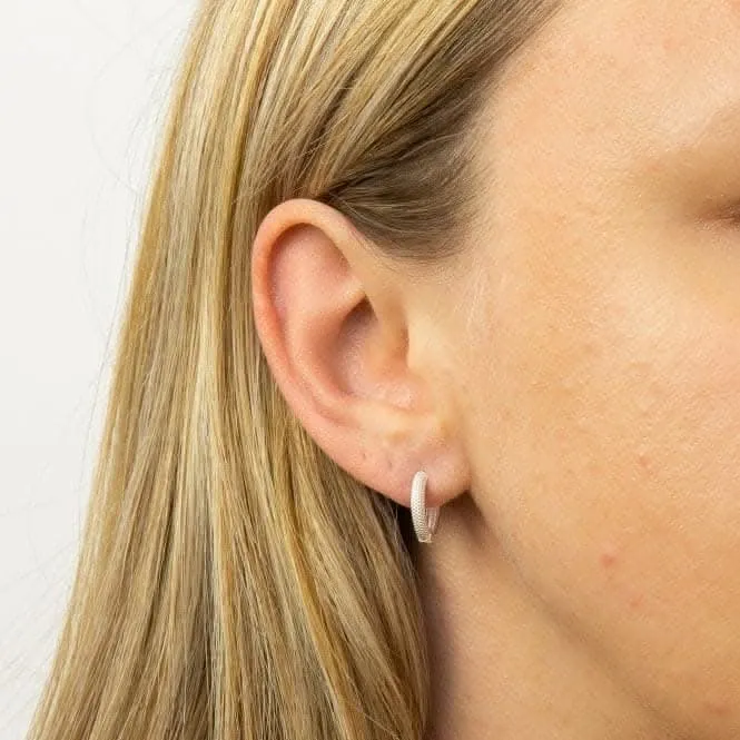 Boucles d'oreilles à texture de micro-perles E5997 Beginnings Jewellery