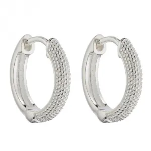 Boucles d'oreilles à texture de micro-perles E5997 Beginnings Jewellery