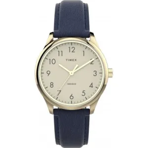 Montre à bracelet en cuir Easy Reader moderne TW2V36200